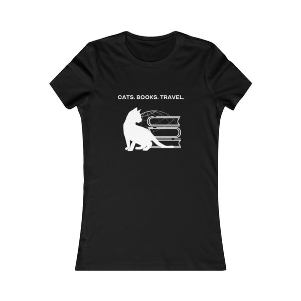 CATS. BOOKS. TRAVEL. | Her Favorite Tee